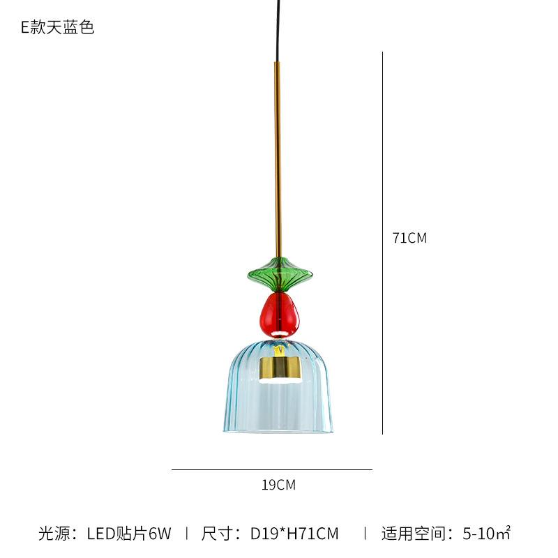 

Подвесные светильники Nordic Color Candy для современной гостиной, спальни, детской комнаты, стеклянные подвесные светильники Luminaira для домашнего декора