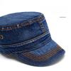 Cotton Washed Military Cap For Men And Women With Sunshade Protection For Outdoor Casual Wear