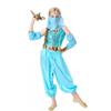 S-XL Girls Jasmine Princess Costume Halloween Aladdin Role Play Outfit