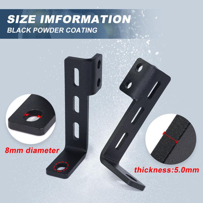 Fit For Kawasaki KLR650 2008-2024 Motorcycle Accessories Auxiliary Light Mounting Brackets Driving Lamp Spotlight Holder KLR 650