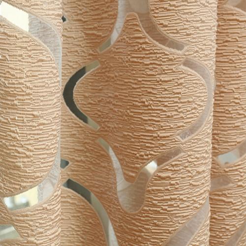 1PC NAPEARL 10% Blackout Fashion Versatile Tulle Personalized Floral Jacquard Sheer Curtain for Kitchen Living Room Bedroom Window Home Decor