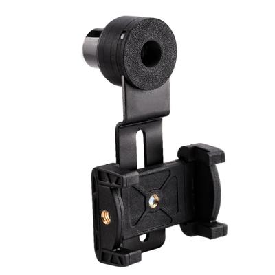 Adaptador de Microscopio para Smartphone ANQILAFU WF16 Abrazadera de Resorte de Aluminio Moldeado Compatible con Tubos de Ocular Ocular de Campo Amplio Incorporado, de Una Pieza
