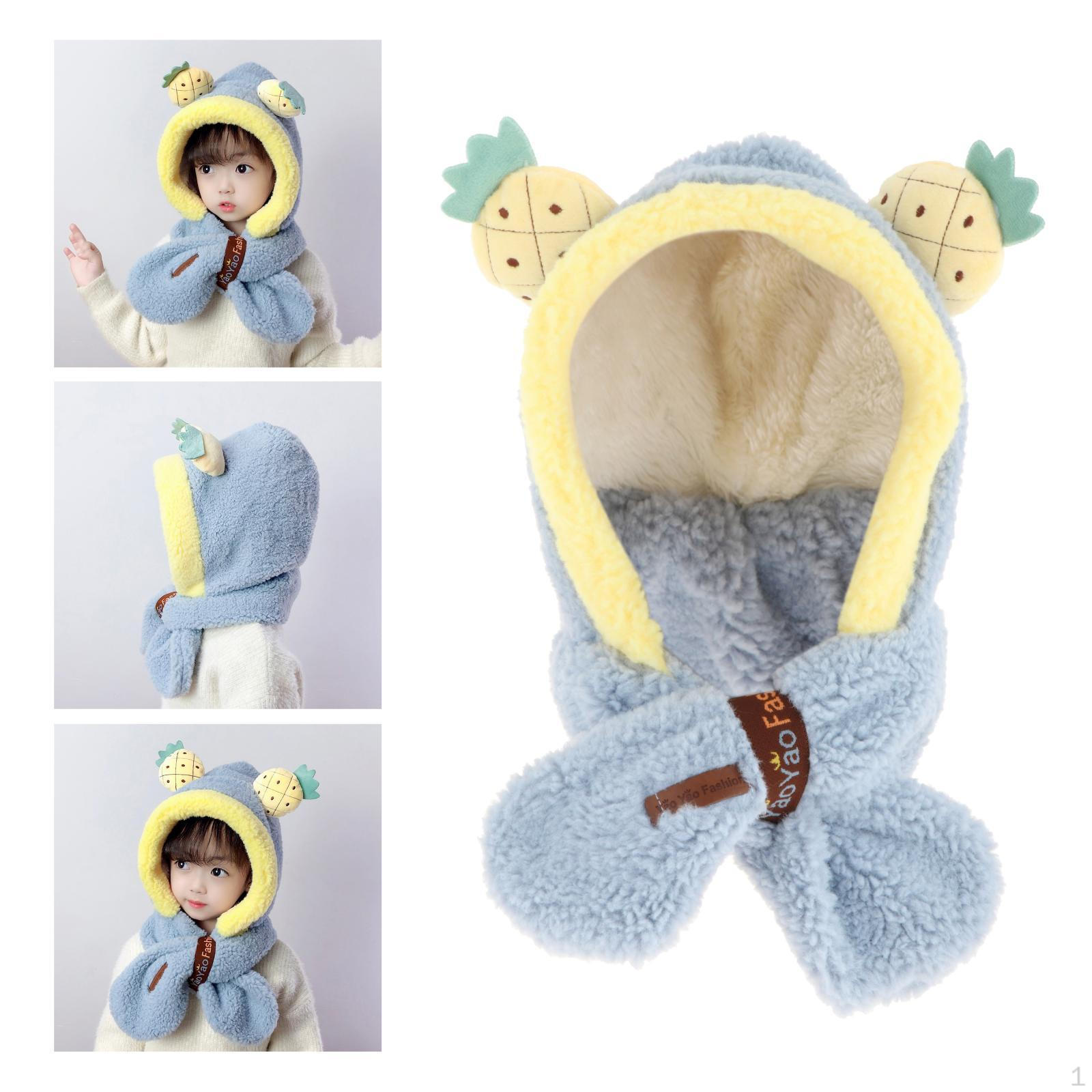 

Шапка Зимняя Теплая Детская Blue