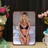 Vintage Sexy Lady Metal Tin Sign Retro Bedroom Wall Art Home Decor