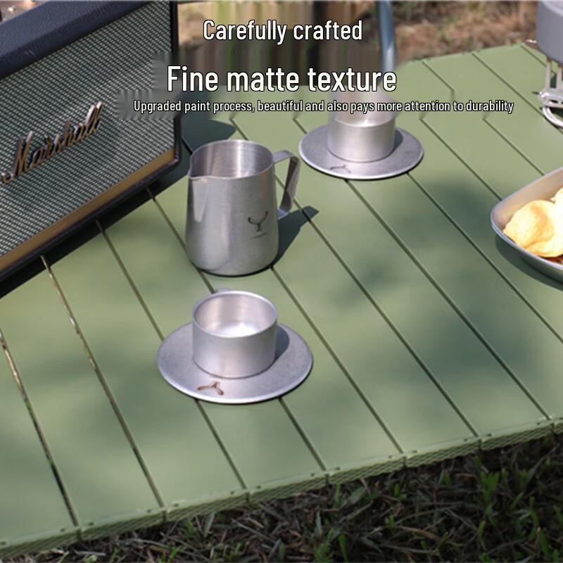 Portable Aluminum Alloy Camping Table and Chair Set
