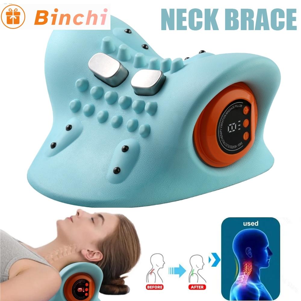 Electric Cervical Massager Spine Stretch Neck Shoulder Cervical Muscle Relaxation Device Shoulder Massag Pillow Spine Correction