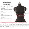 Women Fashion Corset Pu Leather Harness Corsets Waist Belt Decorative Harness Straps Clothing Accessories Suspenders for Women