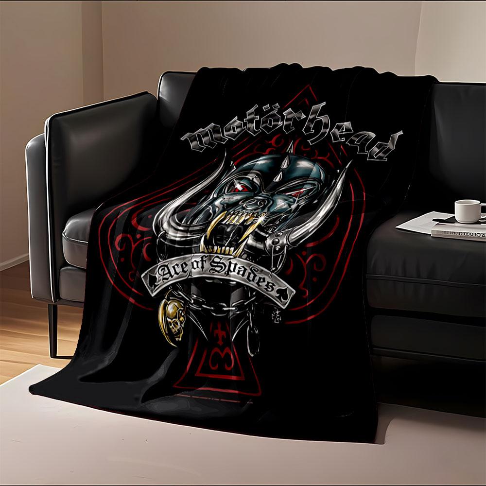 Motörhead Ace of Spades Design for all seasons blanket lunch break throw gift