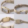 Solar Watch Ladies Made In Japan LeClair Mesh [LCREA] (RECTANGLE/Gold, Belt/LC2002-GPMGP)