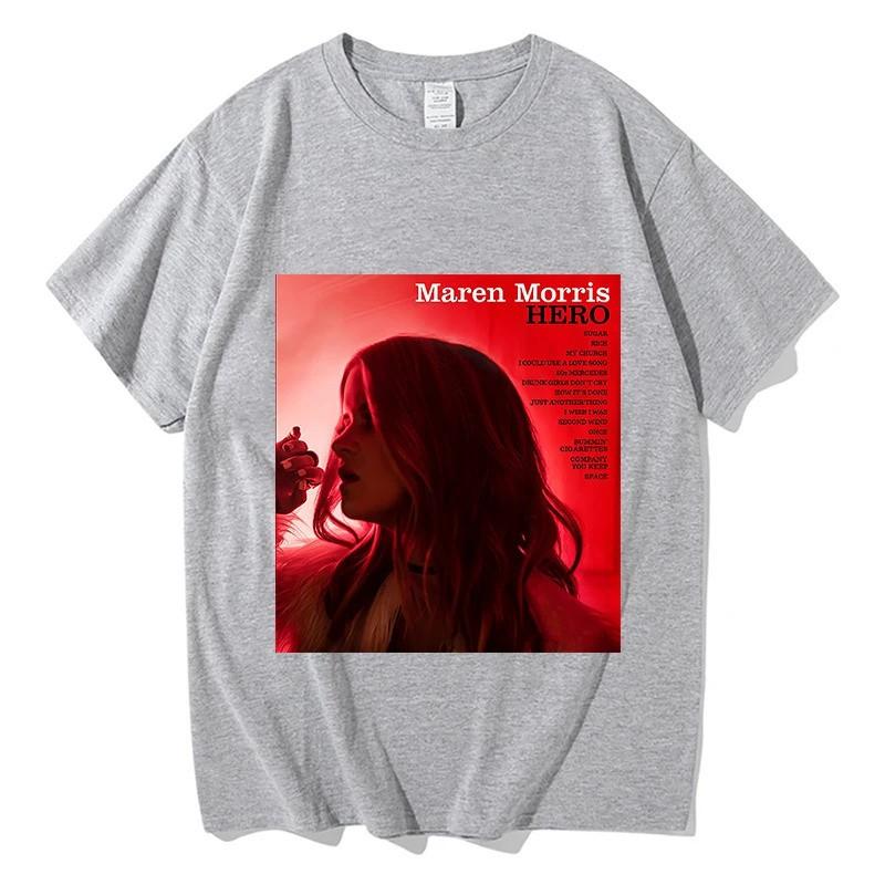 Maren Morris HERO Second Wind Cotton Tee Men Streetwear Short Sleeve T-Shirt Casual Fit