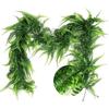 180CM Length Artificial Persian Fern Vines Plastic UV Resistant Hanging Ivy Vines Lifelike Realistic Texture Greenery Garland