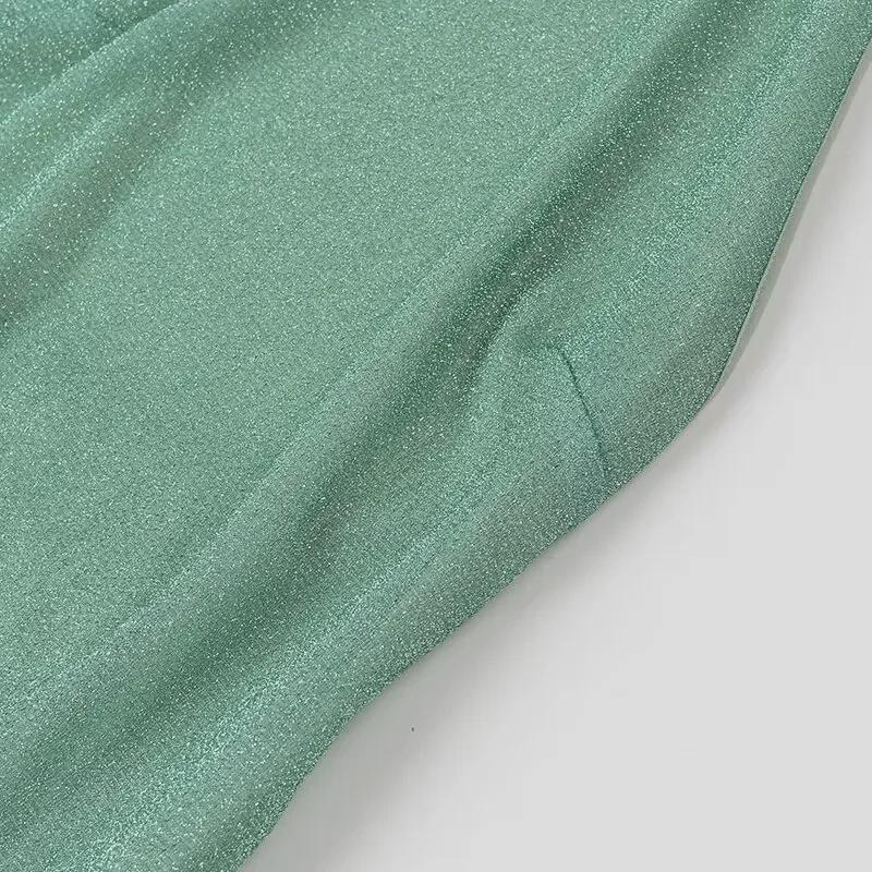 Elegant European & American Style Halter Neck Backless Slim Fit Dress