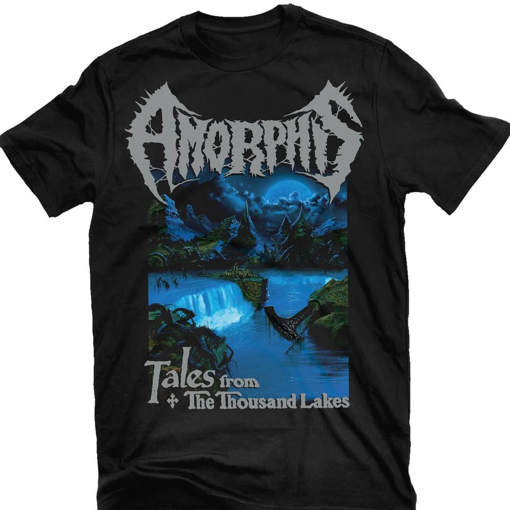 Amorphis band Tales from the Thousand Lakes Tshirt black Unisex S5Xl XA127 Unisex T-Shirt XXL