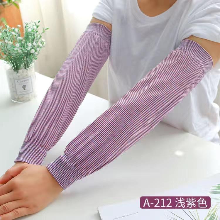 

Рабочие эластичные рыболовные велосипедные рукава с длинными рукавами для мужчин и женщин, нарукавники для езды, полосатые рукава, согревающие рукава, охлаждающие рукава фиолетовый