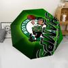 1pc Boston Celtics Umbrella, Sun Protection, And UV Shielding. It Has Eight Sturdy Ribs for Outdoor Use And Perfect As a Holiday Gift
