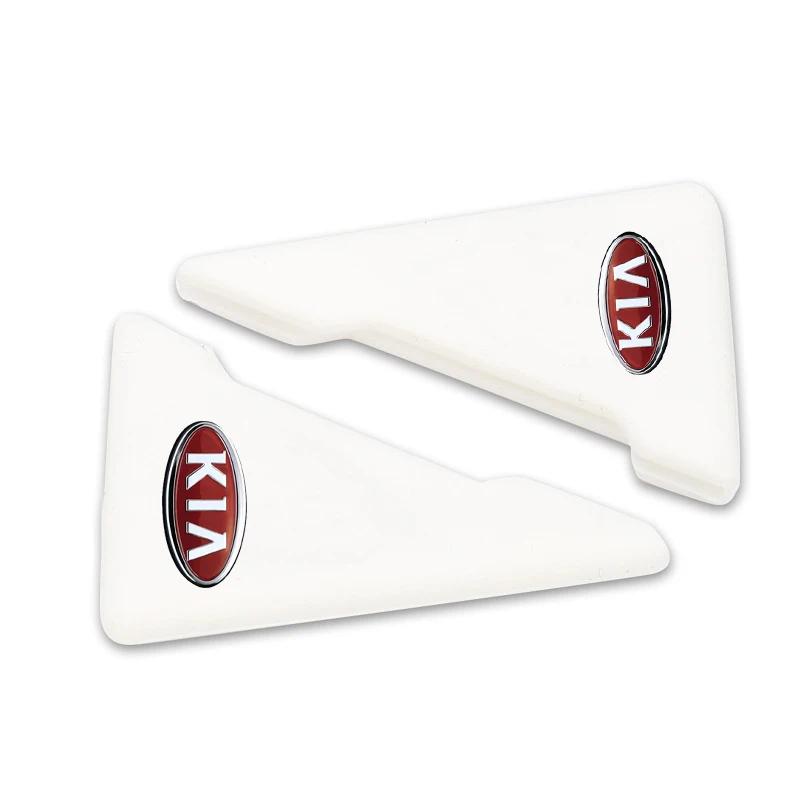 

2026 Hot Car Sticker 2Pcs Car Door Corner Cover Anti-collision Protection Sticker For KIA Rio Ceed Sportage Sorento k2 k3 k4 k5 белый