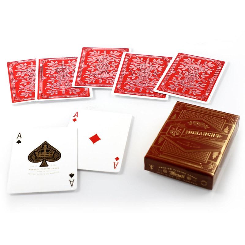Theory11 Red Monarch Playing Cards USPCC Bicycle Monarchs Deck Card Games Magic Tricks
