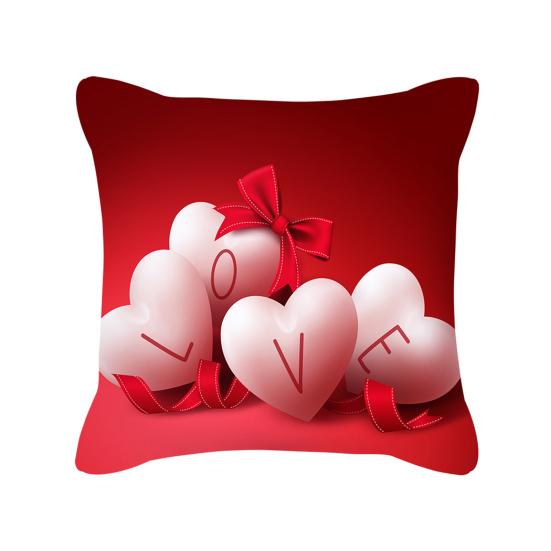 Чехол на подушку с прозрачным узором дюймовая любовь моющийся против царапин 18 тематический чехол для диванной подушки 7 613₽