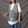 Gilet da donna Cardigan casual Primavera e autunno Sezione sottile Top esterno Gilet senza maniche per tutti i abbinamenti