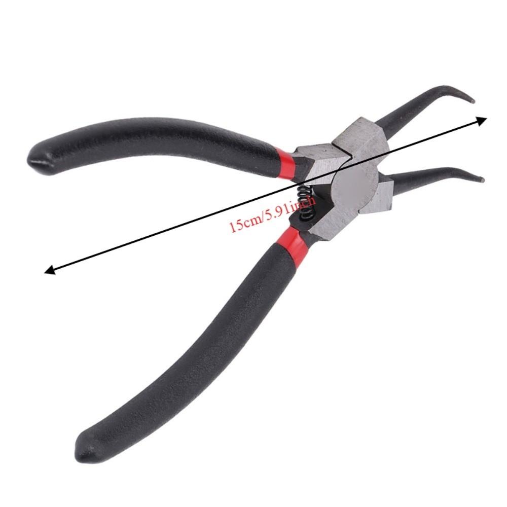 Rubber Handle Snap Ring Pliers Carbon Steel Circlip Pliers Retaining Ring Pliers Automotive Repair