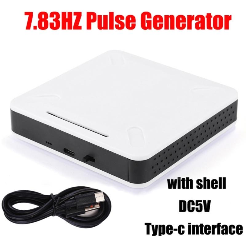 Pulse Generator with ABS Plastic Housing Schumann Frequency Device Emitting 7.83Hz Clean Sine Waves Low Frequency