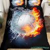 Volleyball Sport Bedding Set Sports Theme Duvet Cover King Queen Watercolor Volleyball Comforter Cover Ball Game Quilt Cover