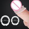 2 Stück Cockring Penis Bondage Massage Sleeve Lock Sperma Cockring Sexspielzeug für Männer Sex Produkte Extender Sleeve