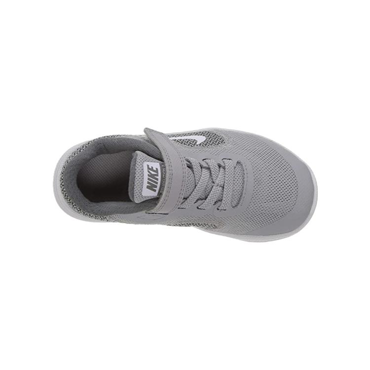 Nike REVOLUTION 3 Slip Resistant Cushioning Abrasion Resistant Low Top Toddler Shoes Gray White Infant And Toddler 819415-008