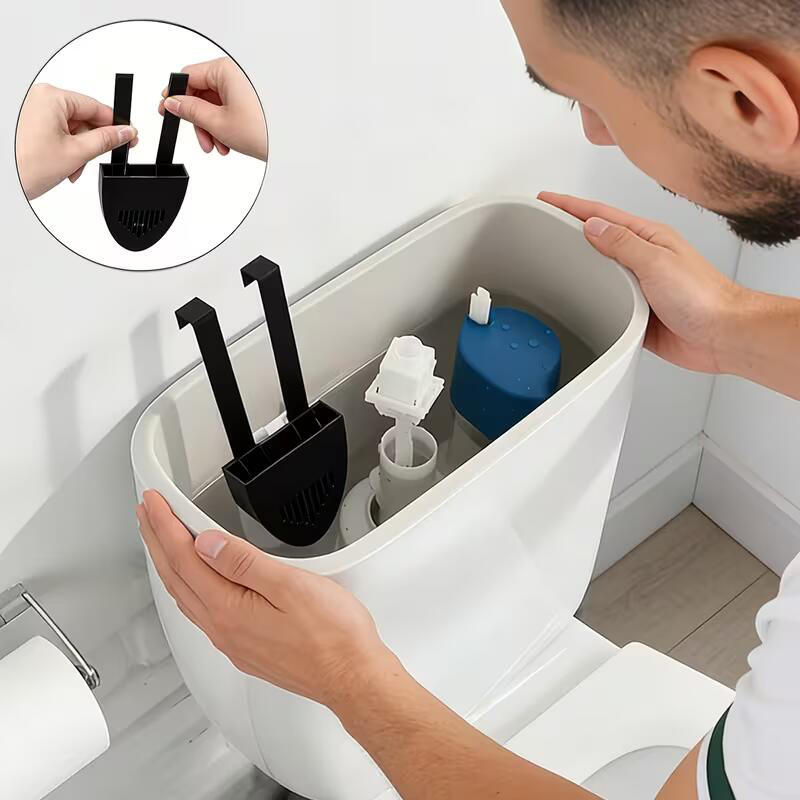 Toilettenspülkasten Reiniger Halter Auflösungs Booster Halterung Anti-Rutsch Aufhängbar Toilettenreiniger Tablettenhalter Für Badezimmer Wohnheim Zuhause