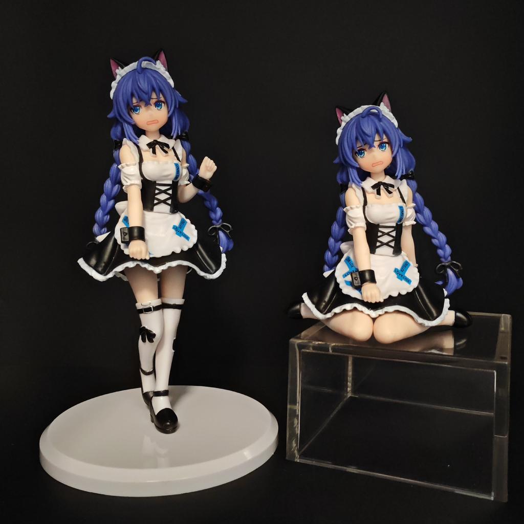 Mushoku Tensei Roxy Migurdia Maid Outfit Anime Figure Standing Kneeling Pose Cute Cat Ear Maid Dress Model Toy Desktop Deco Gift