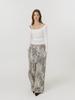 MOIFAIRE Vintage Wide Pants / Leopard Gray