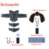 Smart EMS Muscle Stimulator with Remote Controller Electric Abdominal Trainer for Body Slimming and Relax