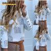 Women's Fashion Casual Long Sleeve O-Neck Blouses & Shirts Unique Design