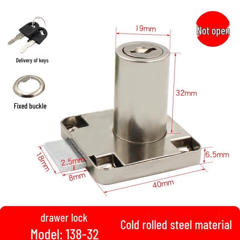 Cold Rolled Steel Drawer and Cabinet Lock 138-22