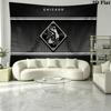 Chicago White Sox Wall Tapestry Aesthetic Wall Hanging Printed Fabric Blanket Decorative Tapestries for Bedroom Living Room Home Decor