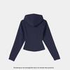 American Retro Classic All-Cotton Slim-Fit Hooded Windproof Sweatshirt Jacket for Autumn/Winter Running