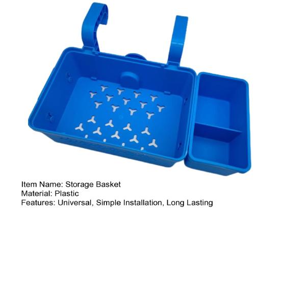 Cesto Portaoggetti da Bordo Piscina con Portabicchieri Grande Capacità Design Vuoto Porta Giocattoli per Piscina Fuoriterra Versatile Organizzatore Portaoggetti