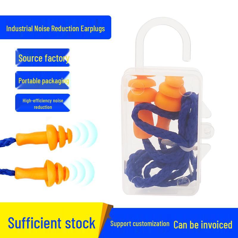 New Hook Soundproof Noise Reduction Earplugs for Swimming, Sleep, and Workshop Use