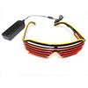 Voice-Controlled LED Trendy Light-Up Shutter Glasses for Festivals