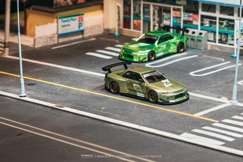 Speedmaster Japan TARMACWORKS Nissan Skyline Widebody Jade Finished Model 1/64 (R32) Millennium? T64G-061-MJ