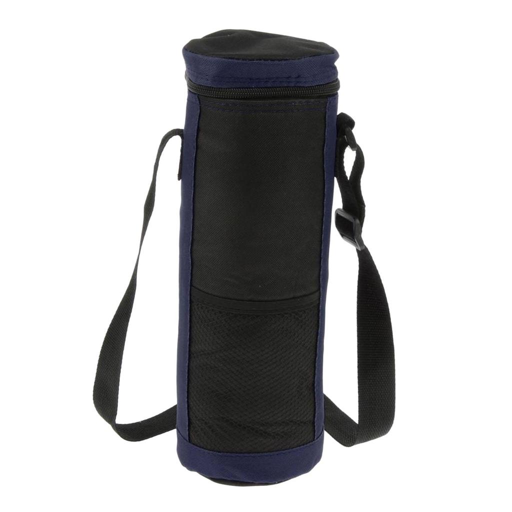 Portable 2L Wine Cooler Bag Camping Travel Insulated Tote Lightweight Cylinder Bottle