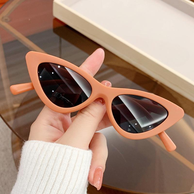 Simple Colorful Cat Eye Sun Glasses Boy Girl Exquisite Cute Luxury Sunglasses Travel Party Children Eyeglasses