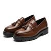 Fashion Male Slip-on Driving Shoes Luxury Brand All-match Moccasins Thick Bottom Tassel Loafers Mens Casual Shoes Leisure Walk