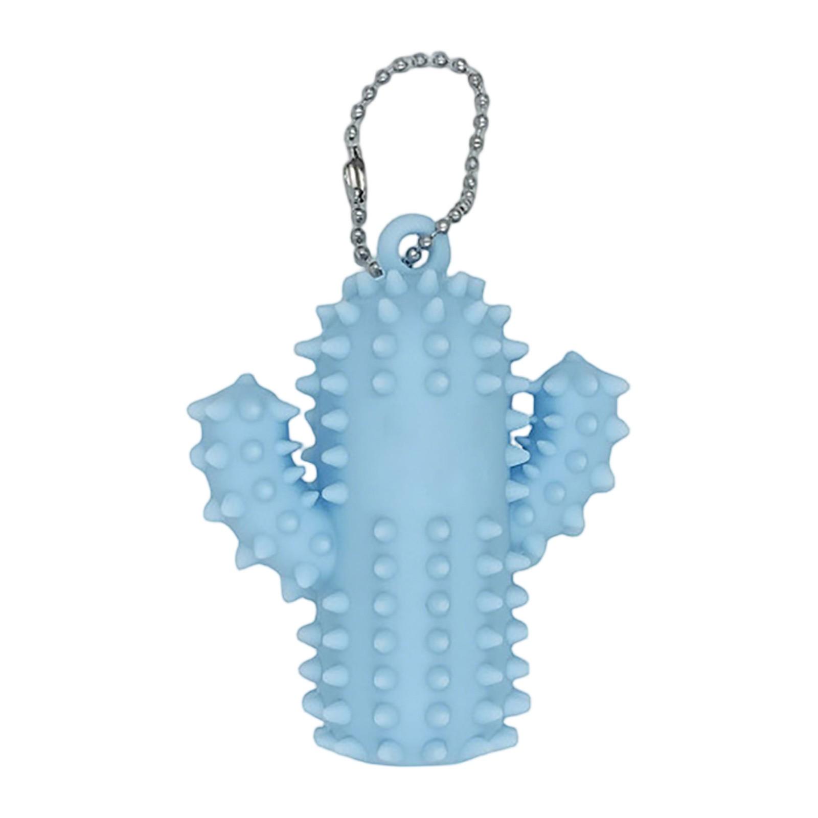 

Кактус Силиконовый Болевой Сенсорный Декомпрессионный Игрушка Массаж Акупунктурных Точек Декомпрессия Новая и Уникальная Игрушка One Size синий