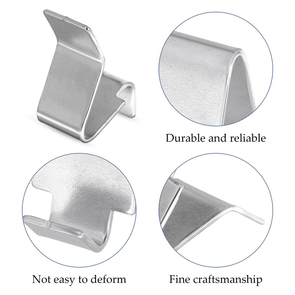 10pcs Heavy Duty Metal Cabinet Shelf Clips Durable Metal File Cabinet Shelf Clips Shelving Supports Cabinet Partition board snap