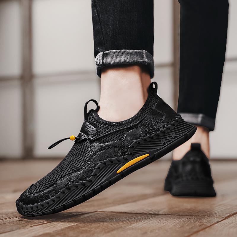 Модные мужские дышащие удобные кроссовки горячая распродажа мужская повседневная обувь — фото 5