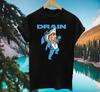 NEU Drain Band Kurzarm Schwarz Alle Größen Geschenk Fan T-Shirt