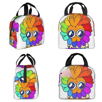 Funny Yarnaby Plush Critters Insulated Lunch Bag for Women Office Cooler Thermal Food Box Tote Portable Lunch Boxes Container