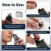 USB Rechargeable Painless Nose Hair Trimmer For Man LED Display Electric Nose Hair Clipper Shaver Washable Travel Portable Gifts