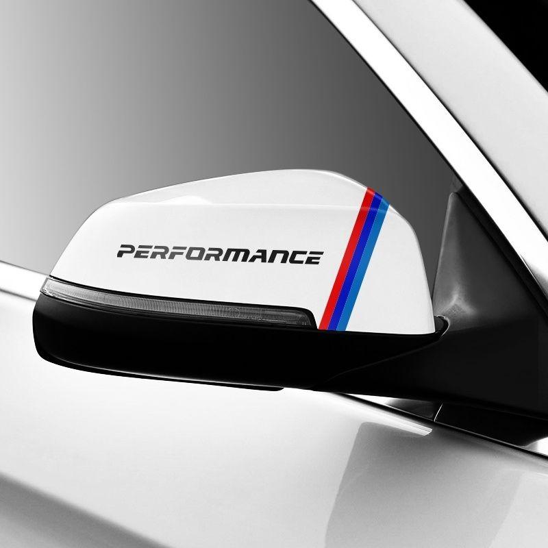 Rearview Mirror Stickers for BMW E28 E30 E34 E36 E46 E60 E90 F84 F87 X1 X3 X4 X5 X6 X7 G20 G26 Waterproof Car Side Mirror Decals